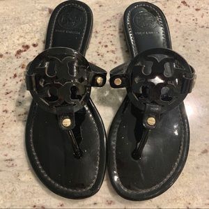 Tory Burch Miller Patent Sandals 8